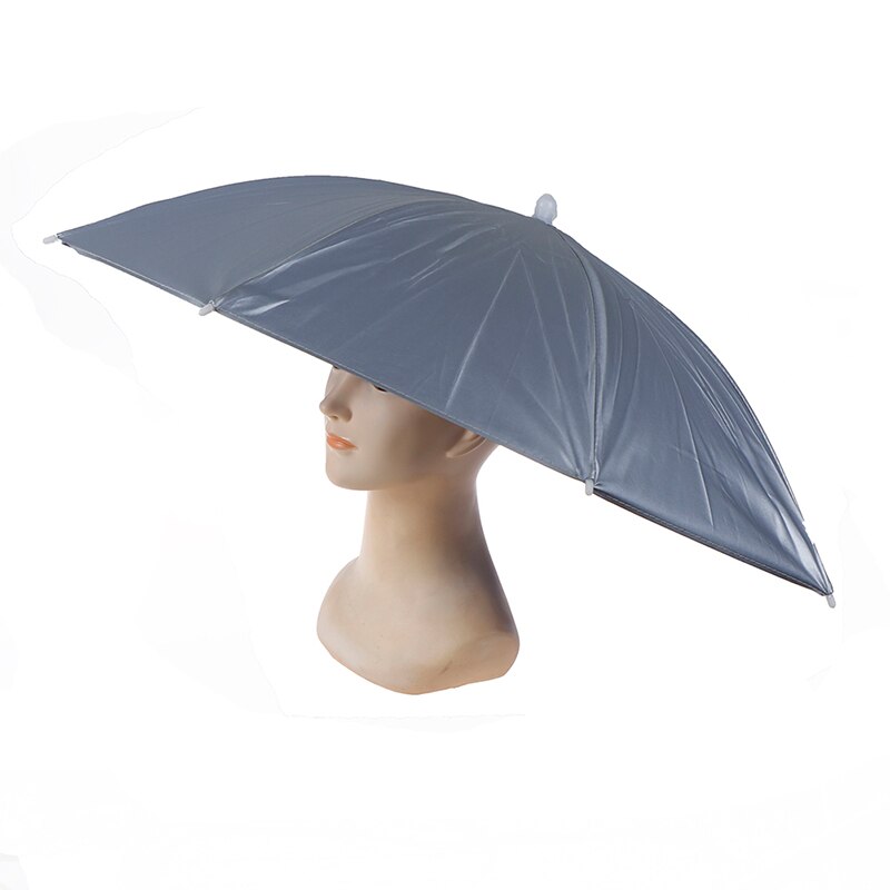 Portable Outdoor Sports Umbrella Hat Cap Folding Women Men Umbrella Fishing Hiking Golf Beach Headwear Handsfree Umbrella