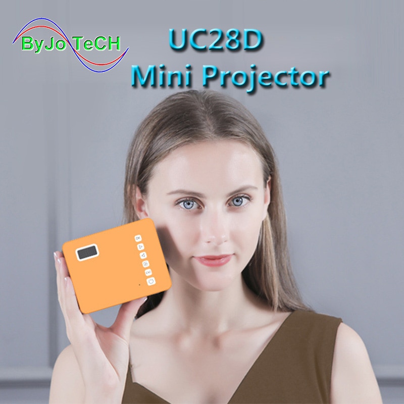 UNIC Multidimension UC28D household mini LED projector Support computer USB flash SD card and DVD Proyector