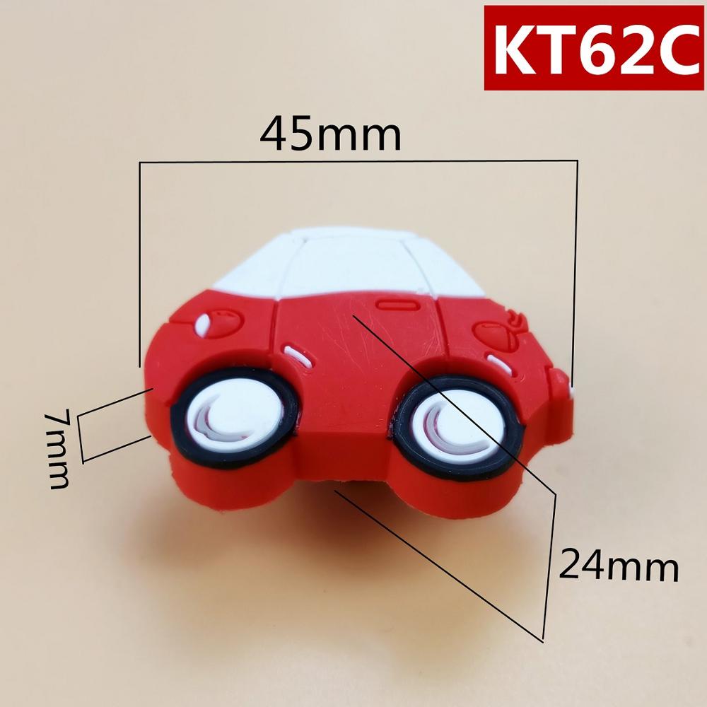 Wonzeal Meubels Enkele Cartoon Kinderen Knoppen Soft Rubber Ladeblok Dresser Deur Handles Pulls Knoppen Kids Furniture Knoppen: Blauw