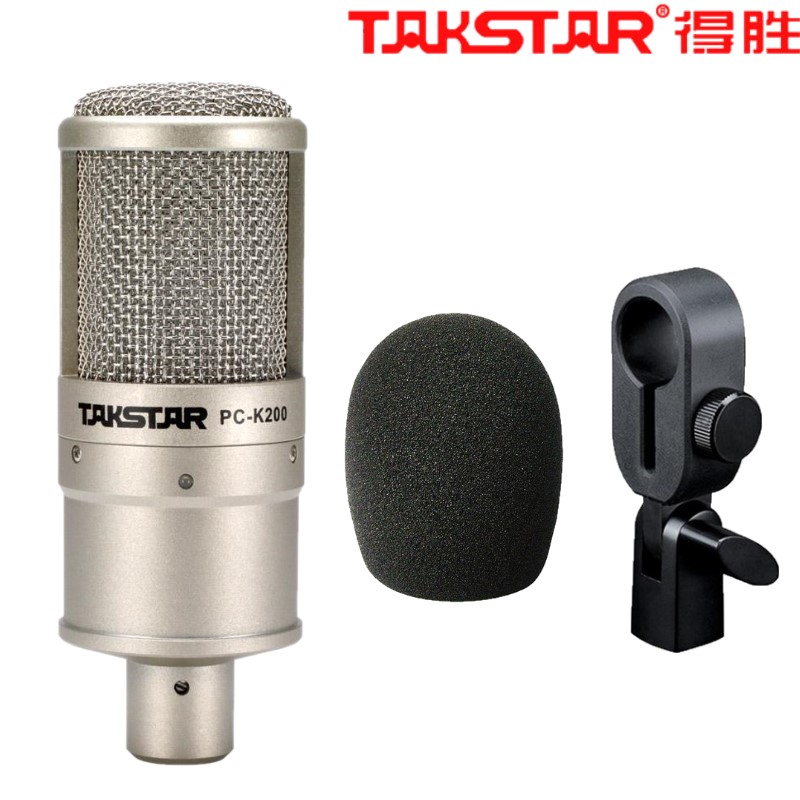 Takstar PC-K200 side-adres studio opname microfoon on-stage performance condensator microfoon PC Karaoke omroep