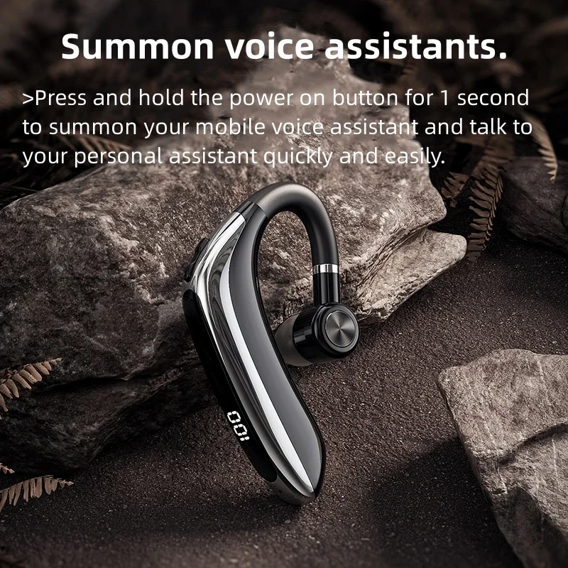 Auriculares inalámbricos Bluetooth M80 con conexión Dual, auriculares Bluetooth 5,3, auriculares manos libres con reducción de ruido de llamadas HD