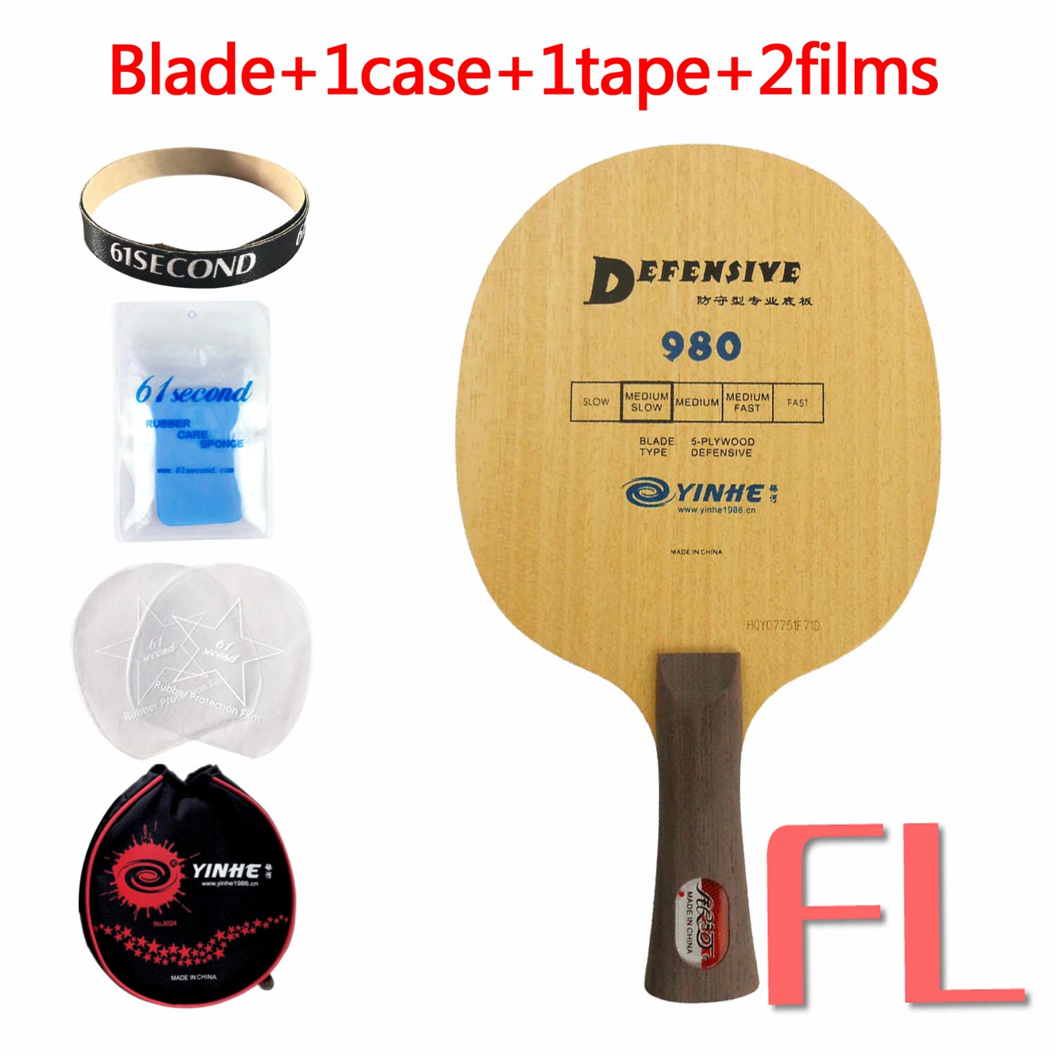 Yinhe 980 Tenis de Mesa defensivo (Ping Pong) Blade