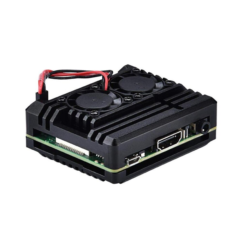 Raspberry Pi 3A Case Metalen Behuizing Voor Raspberry Pi 3A Met Twee 2507 Fans Met Twee Heatsink Stok