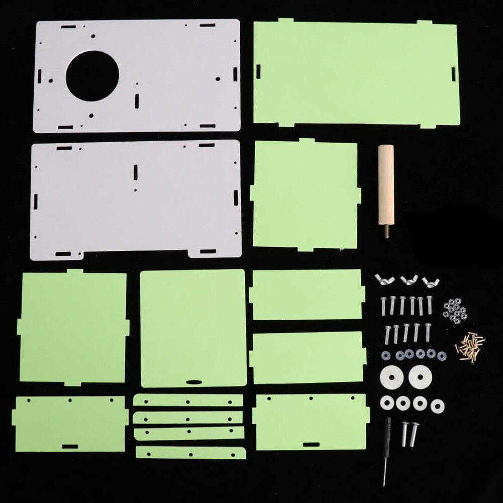 Wood Pet Bird Breeding Box Bird Incubator Box Bird Parrot Breeding Cages Pet Accessories Home With Station Sticks And Screws