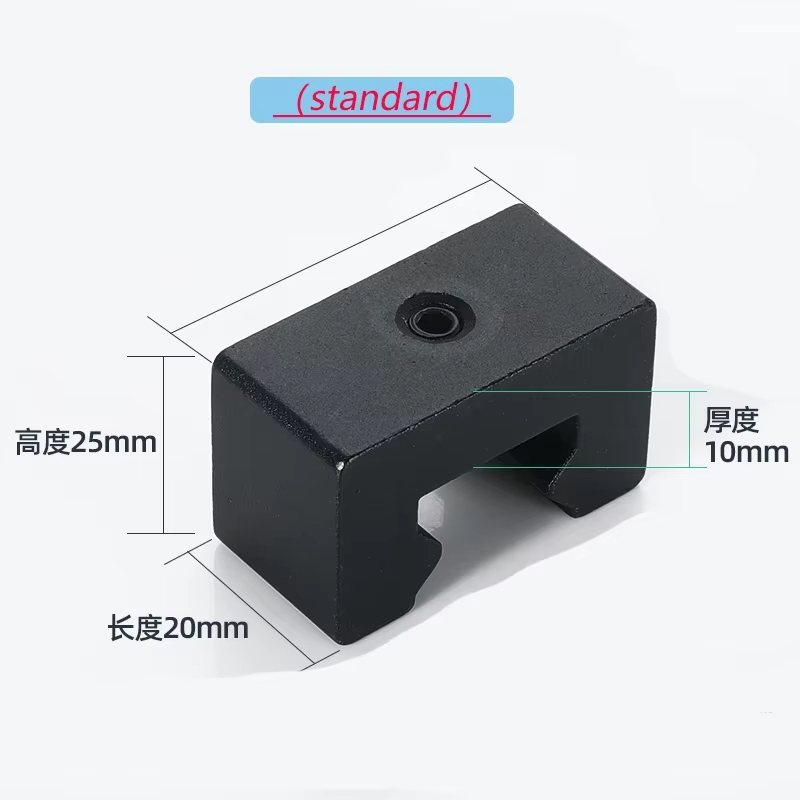 Bloque de límite deslizante de carril guía lineal HGH EGH15 20 carrera bloque fijo limitador amortiguador bloqueo lateral bloque anticolisión impresora 3D CNC: Marrón / 750mm