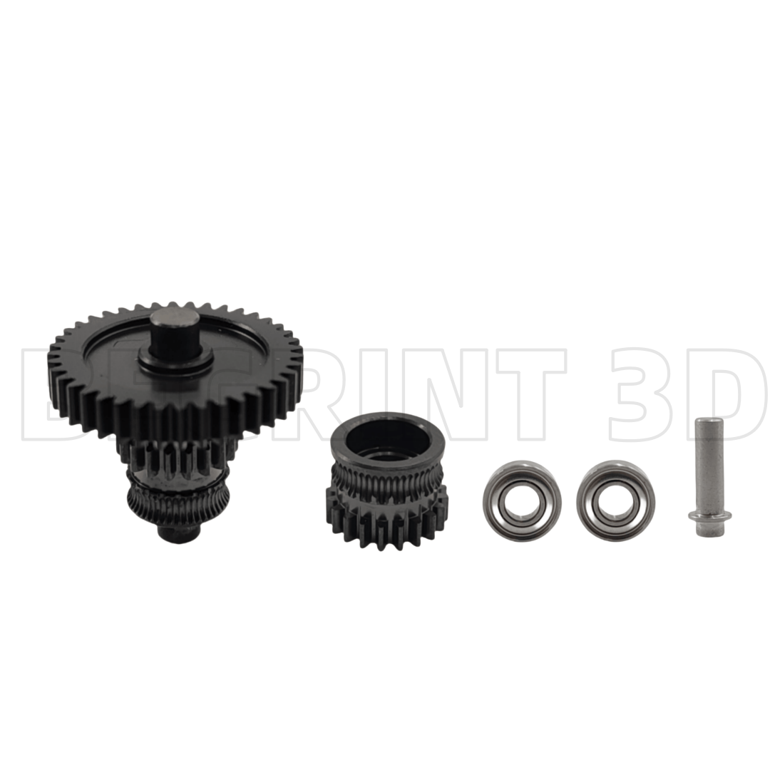 Per Kobra3 Combo Estrusore Kit ingranaggi con rivestimento nano Kit ingranaggi monopezzo in acciaio temprato ad alta precisione per Anycubic Kobra 3: Black