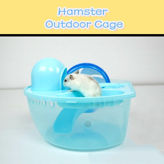 Hamster KäFeige Gehen Tragbare Hamster Kasten draussen Kleine Tiere Träger KäFeige Villa Reise Haus Haustier Träger Amüsement Park