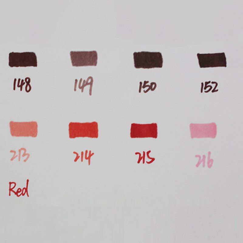 Finecolour Markers 8 Kleuren Geel En Rood Kleur Double-Ended Art Marker Kunstenaar Schets Tekening Marker Pen