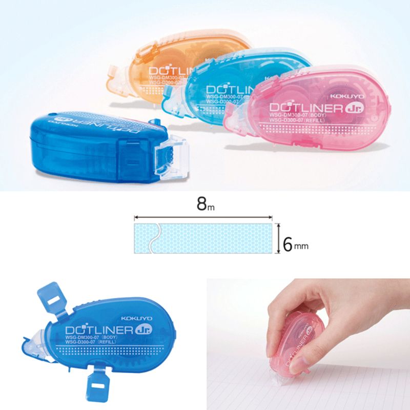 Mini Double Sided Adhesive Roller Tape Glue Dot Liner Petit Disposable For DIY Q39D