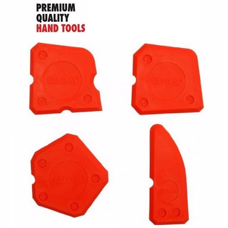 4 Stuks Schraper Tool Kit Window Deur Siliconenkit Spreader Spatel Schraper Cement Kalefateren Removal Tool Kit Remover Tool