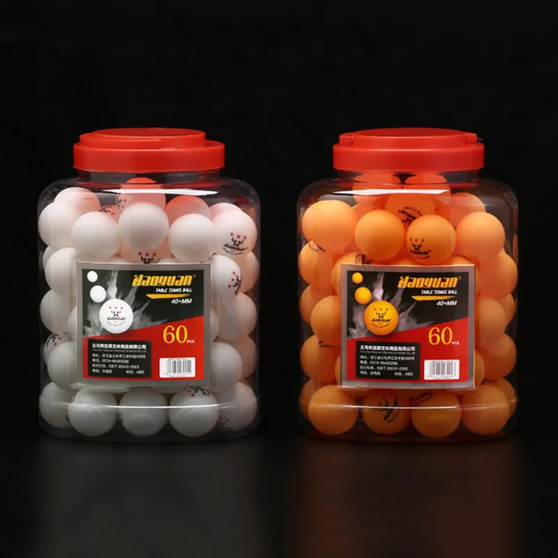 60 Stücke Professionelle 3 Sterne Tischtennisbälle D40 + mm 2,8g Neues Material ABS Kunststoff Ping-pong-ball Erwachsene Training Für Wettbewerb: Khaki