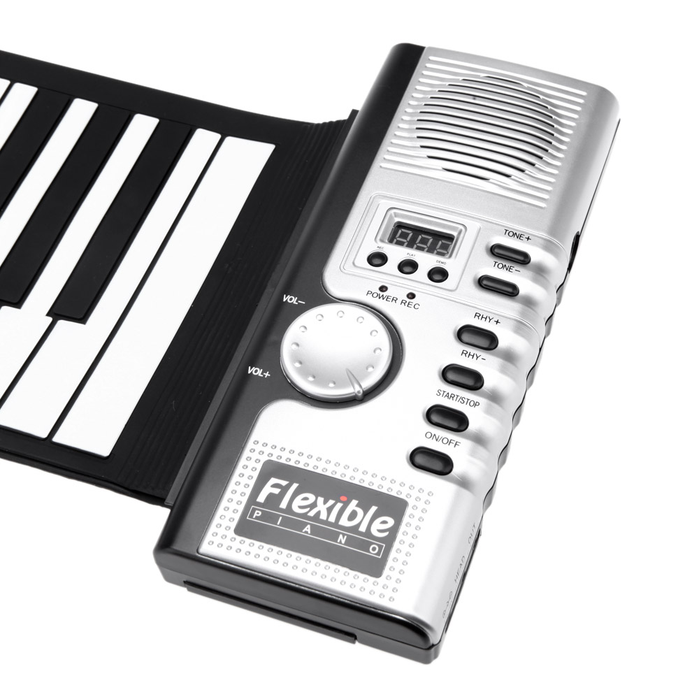 Flexibele Roll Up Elektronische Soft Keyboard Piano Draagbare 61 Toetsen Keyboard Muziekinstrument Speelgoed Voor Kind