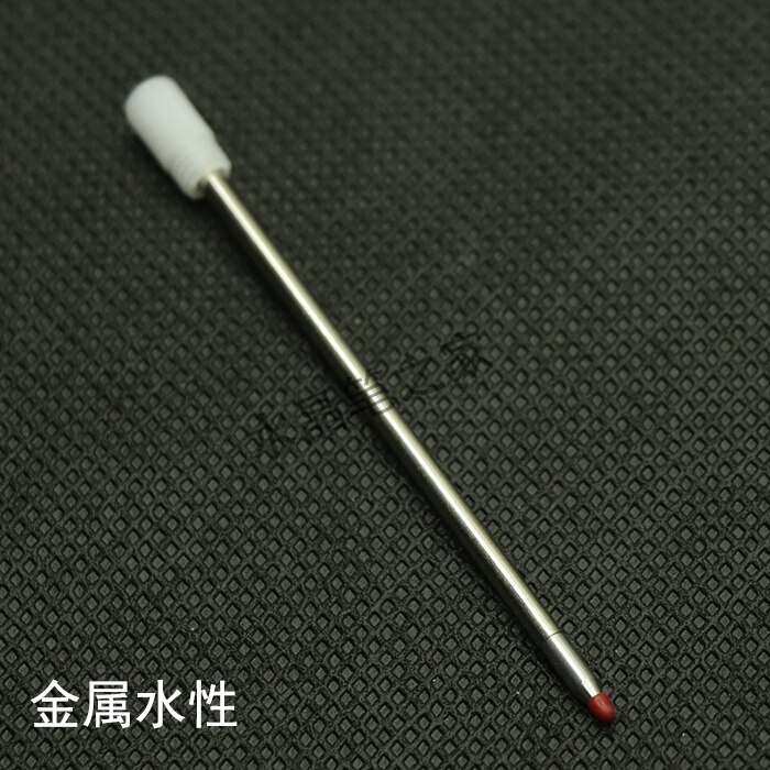 , 20 unidades/paquete de 7cm de largo, bolígrafo de cristal de tinta negra, recambio de bolígrafo, recambio de Metal y plástico: Colorido