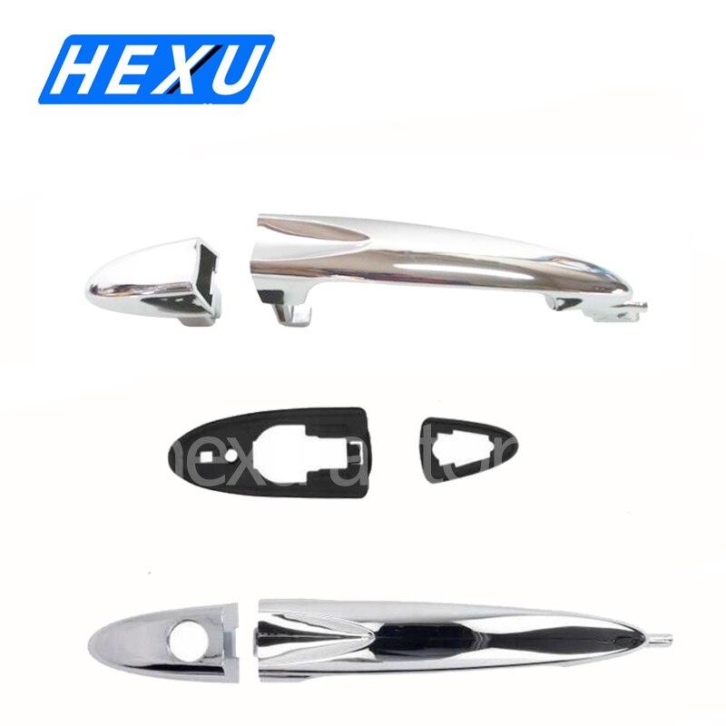 Front Right Left Outside Door Handle For Lancia Ypsilon 2003 735409026 735409024: L and R (2 PCS)