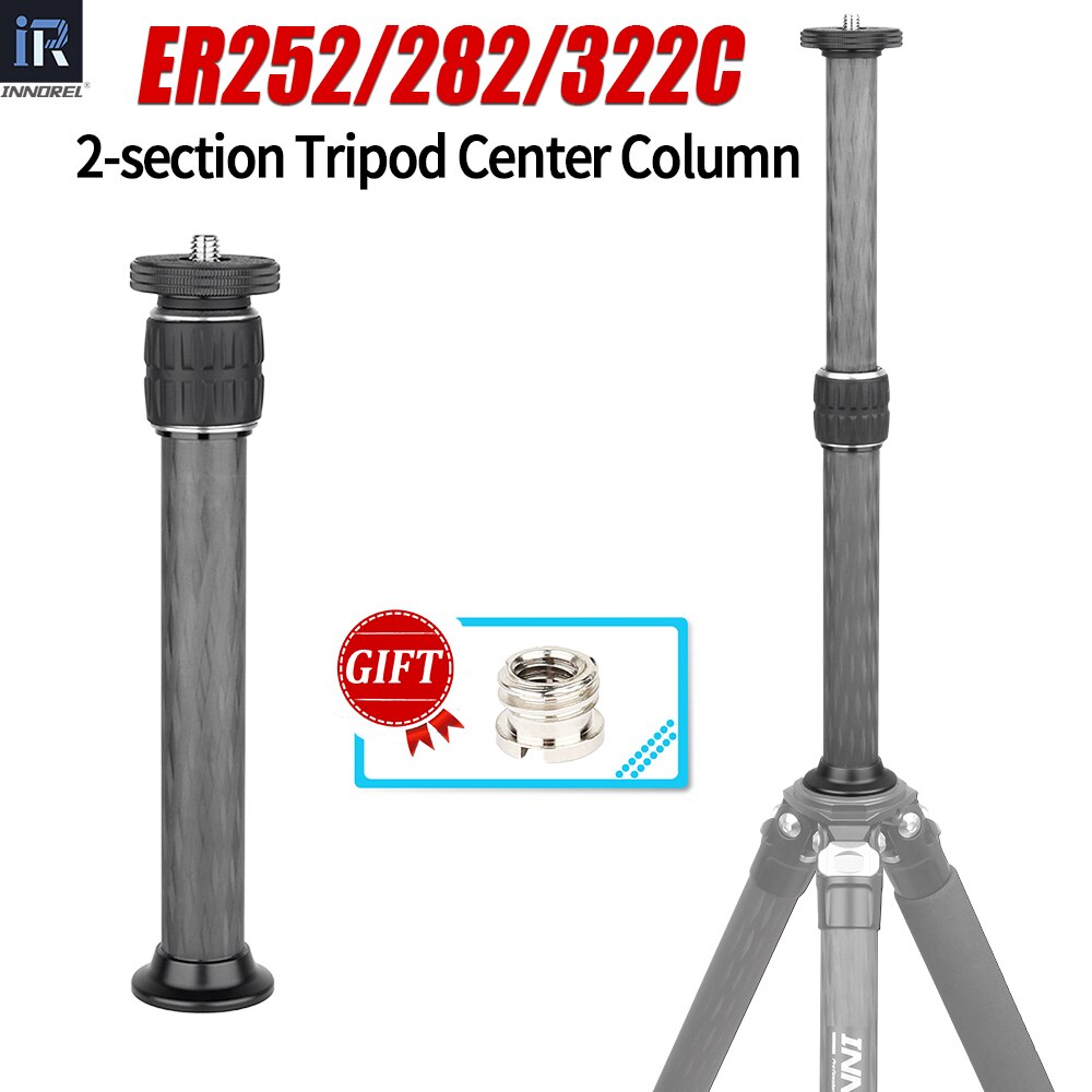 INNOREL Universal Tripod Center Column 10 Layers Carbon Fiber External Mid-Column Extension Rod for Tripod Monopod DSLR Camera