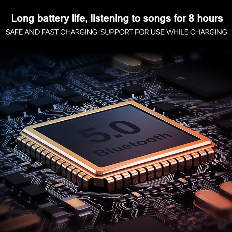 Receptor Bluetooth 5,0, Transmisor estéreo, tarjeta TF de apoyo, transmisor FM para coche, auriculares, adaptador de altavoces Universal