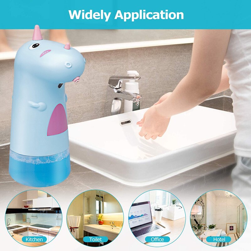 Distributeur automatique de savon mousse pour enfants, lavage des mains Intelligent, dispositif Non tactile, 2 Volume mousseux réglable pour la santé des enfants