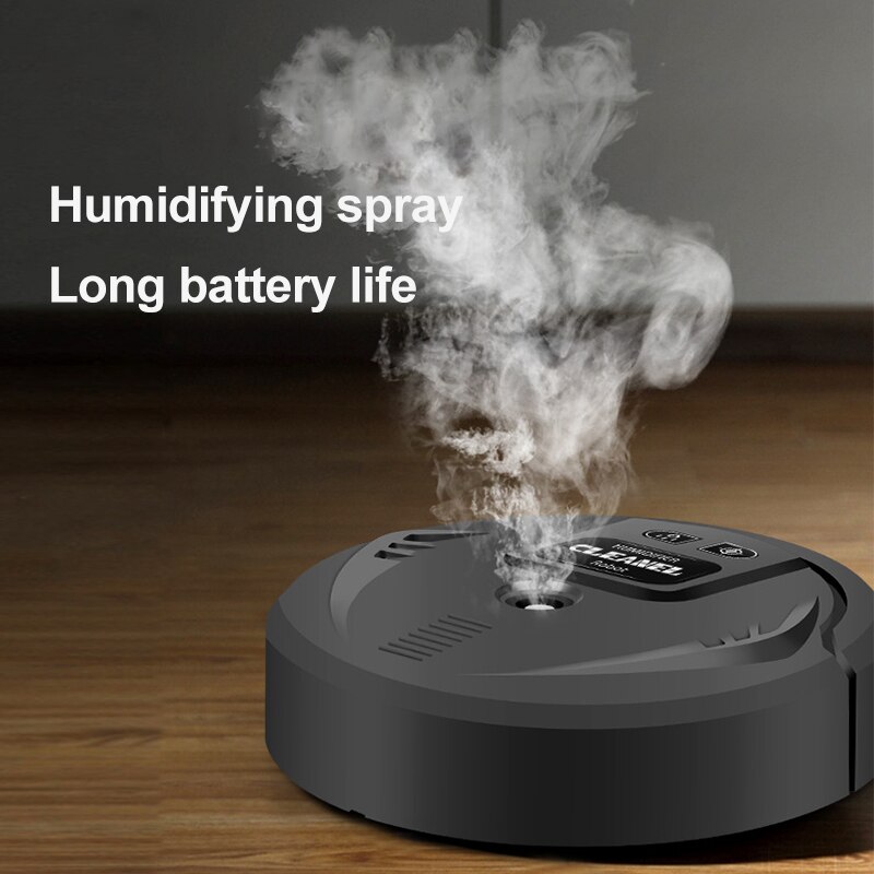 Automatische Vegen Robot Uv Desinfectie Usb Opladen Smart Stofzuiger Dweilen Spray Luchtbevochtiger Thuis Vloer Veegmachine Machine