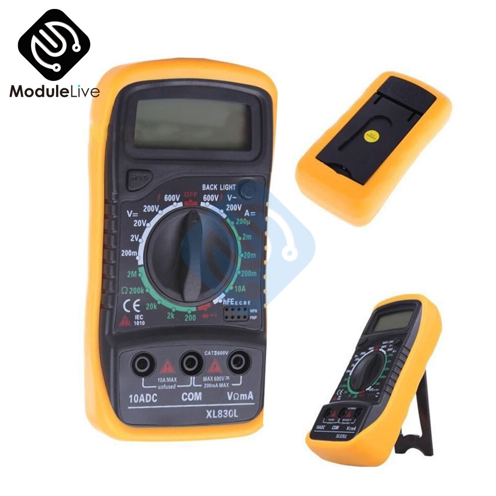 XL830L Digital Multimeter Portable Multi meter AC/... Grandado