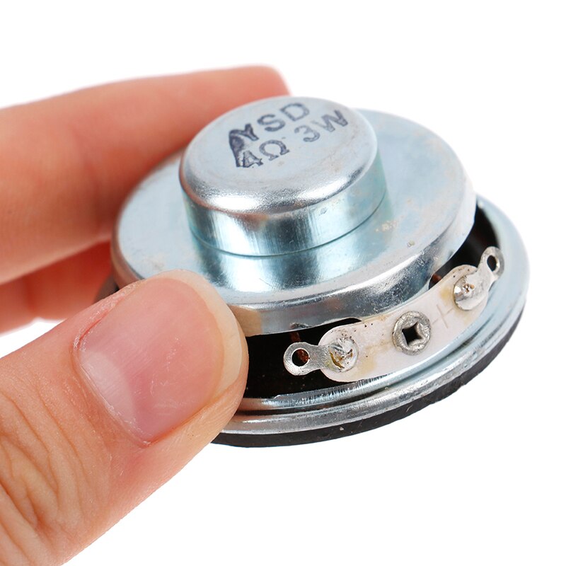 Bocina de 40MM, amplificador de altavoz de 3 vatios y 4 ohmios, para Arduino, junta de goma, bocina, y práctico