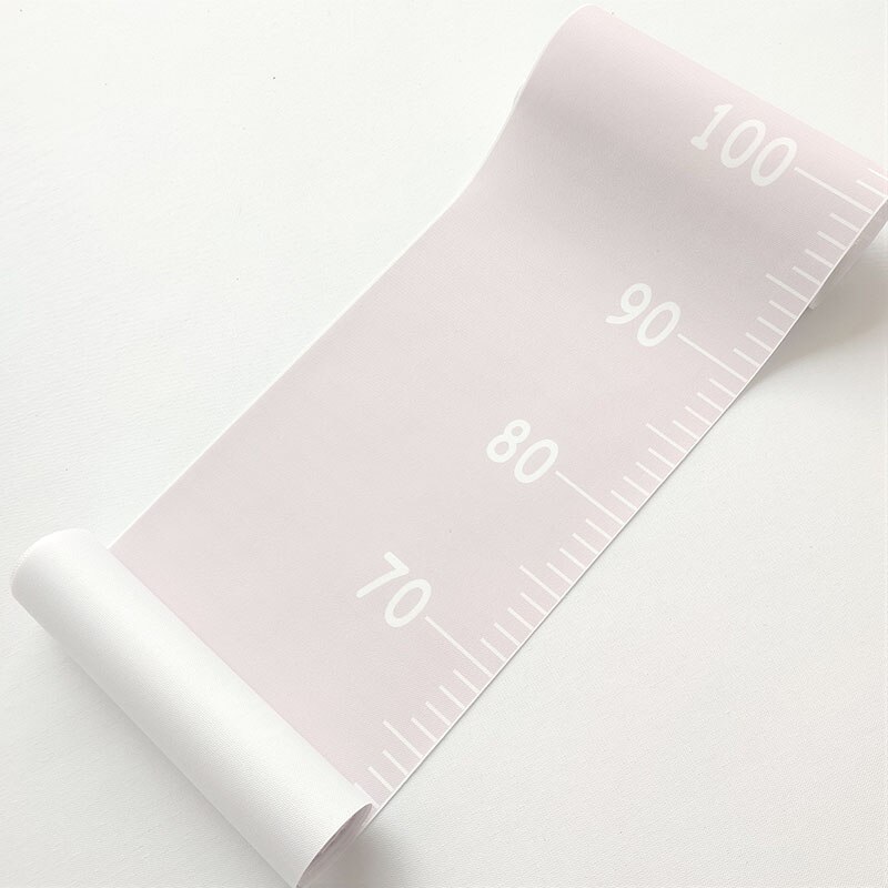 Nordisk stil baby barn barn höjd linjal barn tillväxt storlek diagram höjd mått linjal för barnrum heminredning konst prydnad: S7