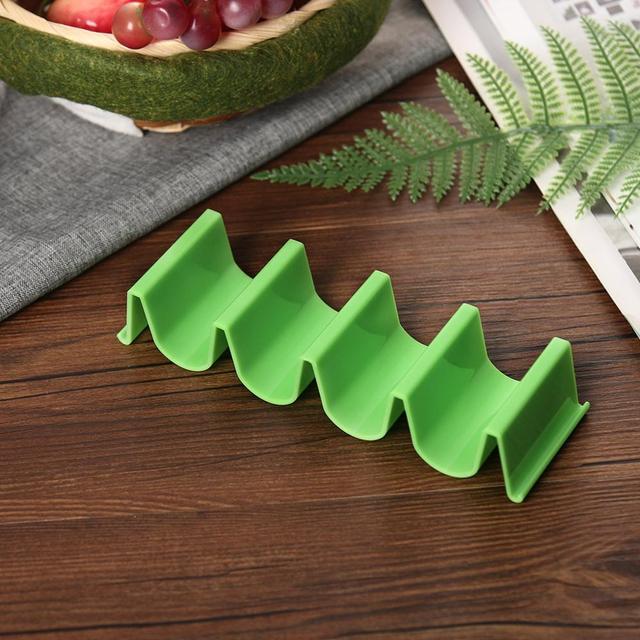 Taco Holder Mexican Pizza Roll Shelf Burrito Potato Chips Rack Shells Taco Rack Tableware Pancake Stand