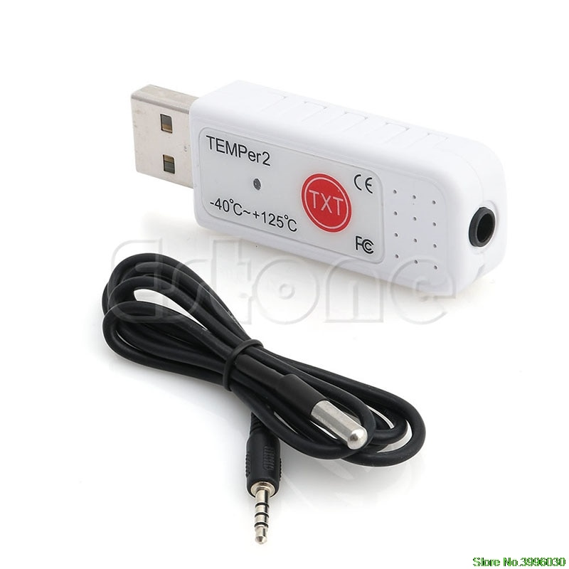 PC TEMPER2 Sensor USB Thermometer Hygrometer Temperature Data Logger Recorder