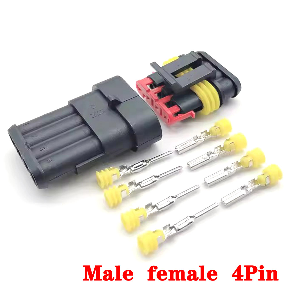 1 Satz 1-polig 2-polig 3-polig 4p 5p 6-poliger Autos tarter Stecker Buchse Docking versiegelter Stecker Kfz-Motor- Kabelbaum stecker Stecker: MULTI