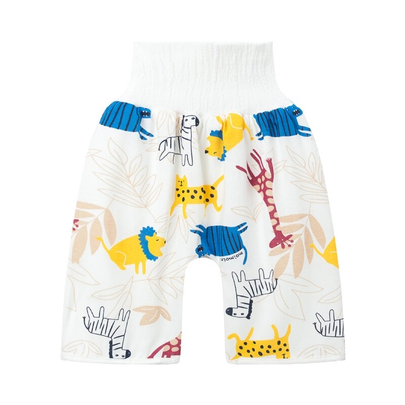 2 in 1 comfortabele luierrok voor baby's, korte, waterdichte, absorberende luierbroekjes, wasbaar ondergoed voor zindelijkheidstraining voor kinderen: 2 / M