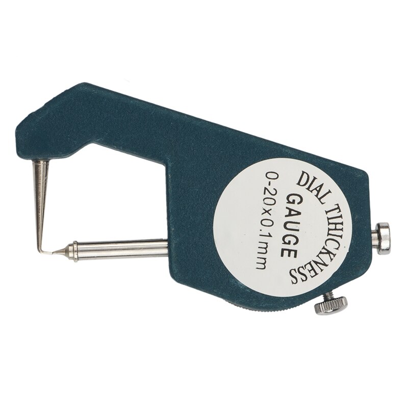 Dial Thickness Gauge 0-20Mm Thickness Meter Tester For Leather Paper Width Measuring Instrument Tools