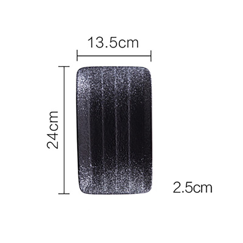 FANCITY plato rectangular para restaurante, plato de cerámica retro, placa con patrón de piedra, plato plano, plato de sushi: 3