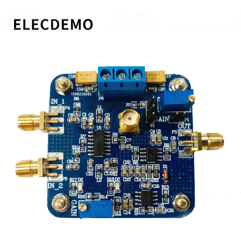 VCA821 Modulo di Controllo della Tensione Amplificatore a Guadagno AGC Elettronico Gara Modulo di Garanzia Autentica di 350M di Larghezza di Banda