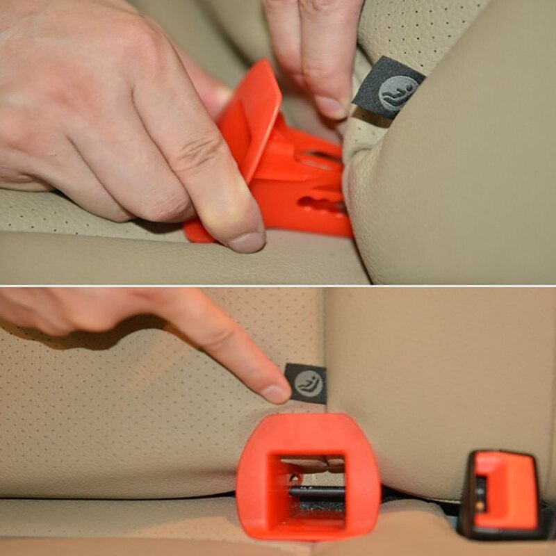¡Nueva guía de pestillo de 2 piezas! Asientos de seguridad para niños y pasajeros, interfaz General Isofix, guía de pestillo de cinturón (ISOFIX), piezas de asiento de coche