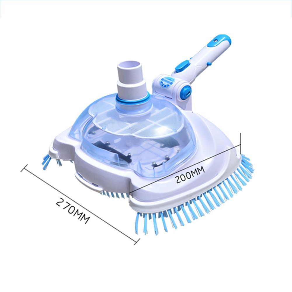 Swimming Pool Suction Vacuum Head Brush Cleaner Pool Flexible Manual Cleaner Pool Vacuum Head Cleaning Brush Pool Cleaning
