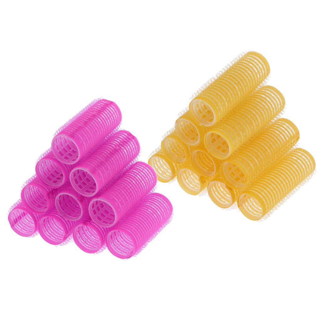 20 Pieces Plastic Hair Curlers Hair Curlers Pony Roller Hairdresser