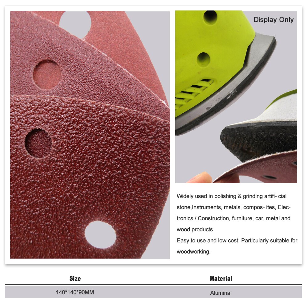 20pcs Mouse Sanding Sheets Hook and Loop Sander Pads 11-Holes Velcro Sand Paper Grits 60/ 120/ 240 Fit Multi-Sander