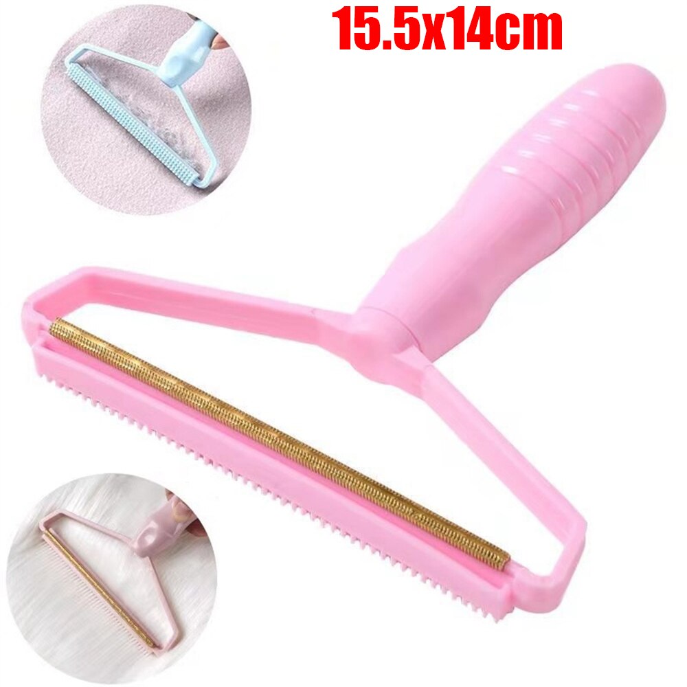 Huisdierartikelen Lint Remover voor kleding Tapijtreiniger Bank Huishoudelijke reiniging Kat- en hondenborstel Ontharing Herbruikbaar draagbaar gereedschap: Paars