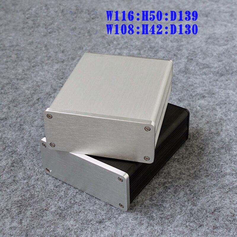 Full Aluminum Enclosure Power amplifier chassis of 1105 Headphone Amplifier case power supply case