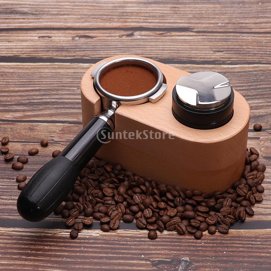 Mini Coffee Machine Tamper Powder Hammer Flat Base Uncoated Steel Adjustable