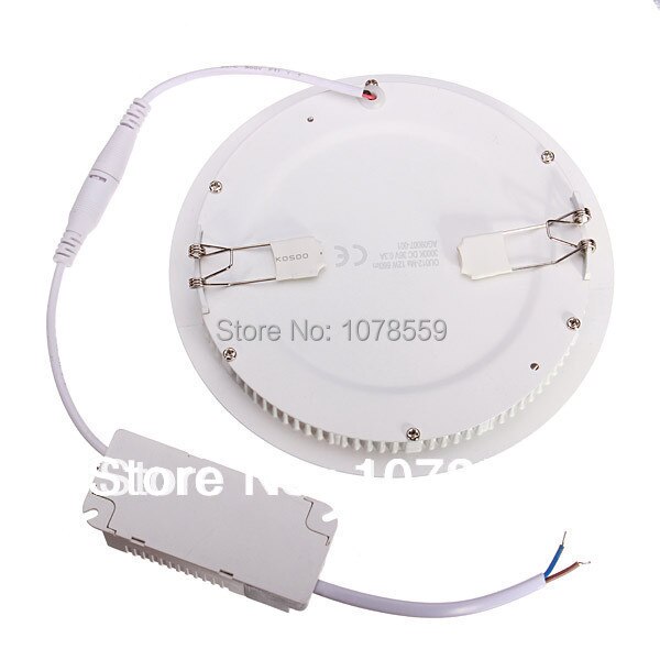 15W led panel lights Epistar chip 1440lm warm white/white round suspended SMD 85-265V