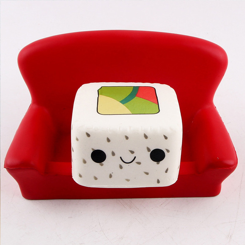 Rainbow Color Ice Cream Cute funny Squishy Toy Slow Rising Squishies Squeeze Toy For Fun Novelty cool cheap stuff Antistress Toy: 01