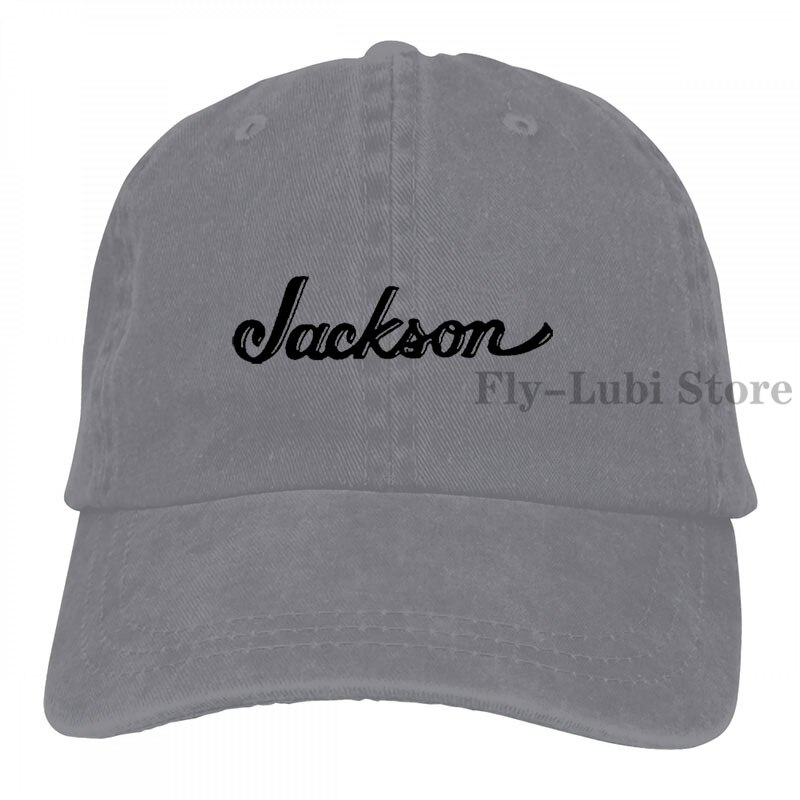 Jackson Guitars Baseball cap men women Trucker Hats adjustable cap: 2-Gray