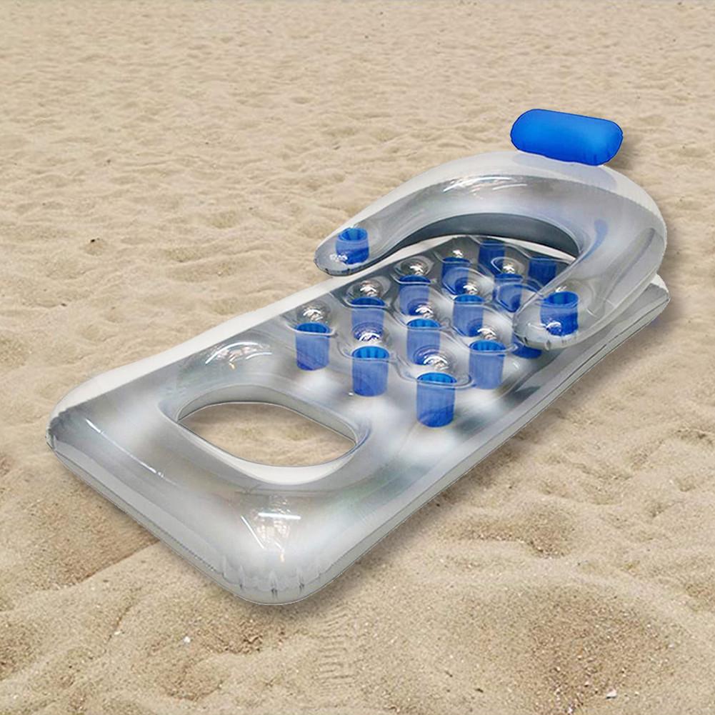 Meerdere Purpose Pvc Opblaasbaar Zwembad Float Lounge Stoel Drijvende Rij Zomer Water Speelgoed Voor Kinderen Volwassenen