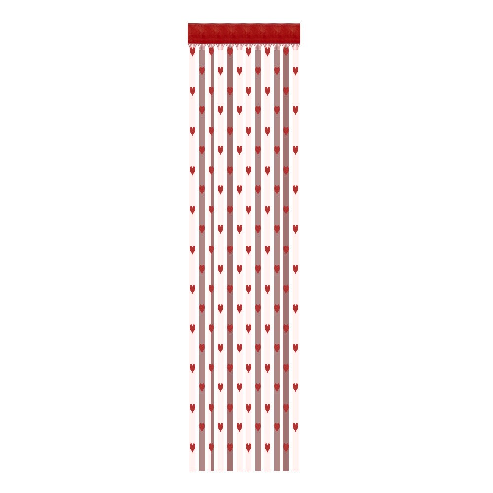 Rideau à cordes en forme de cœur d'amour, 50x200cm, diviseur de porte, cantonnière, pour salon, chambre à coucher, # P: Watermelon 