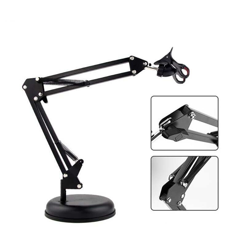 GAZ-NB25A adjustable Telescopic Stand Wall Mount Removable Mobile Phone table Bracket