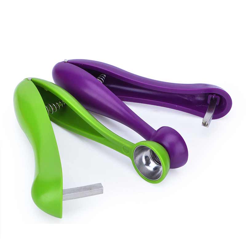 Deshuesador de cereza Manual de plástico, herramienta de cocina para deshuesador de aceitunas, Corer, semillas de piedra, exprimidor de núcleo de fruta, verduras