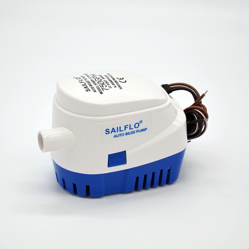 Dc12v/24v automatisk lensepumpe 750 gph auto nedsenkbar båt vannpumpe, elektrisk pumpe til båt tilbehør marin