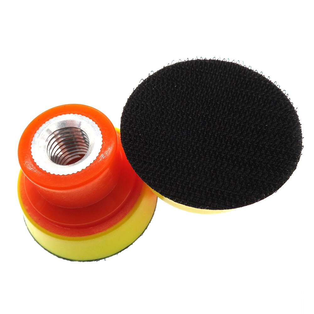 2 inch Hard density Edge Backing Plate Hook & Loop for Rotary Polisher Adhesive Back Plate M14 50MM for Buffing Pads