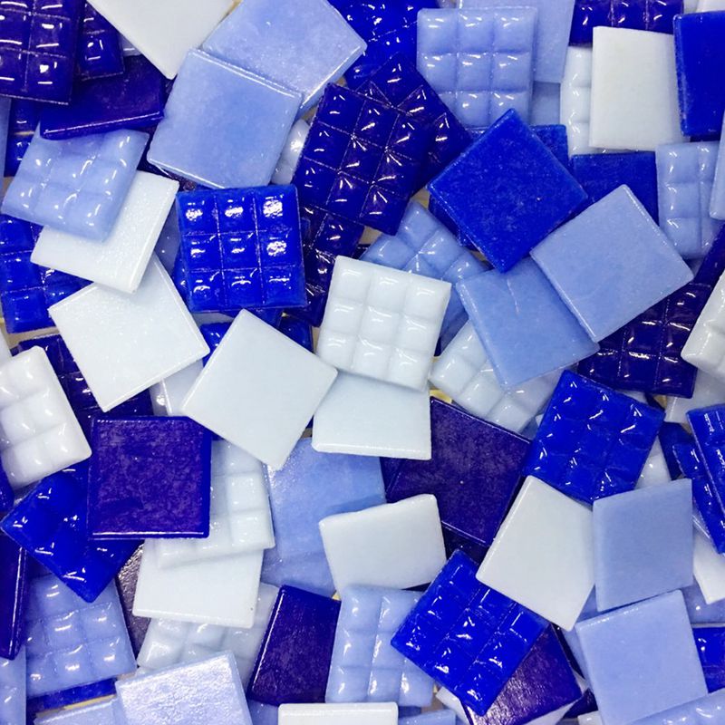 30Pcs 60Pcs Mosaic Inlay Tiles DIY Wall Handmade Glass Mica Piece Regular Collage Material Craft 2cm ZXY9831: 60Pcs Color 4