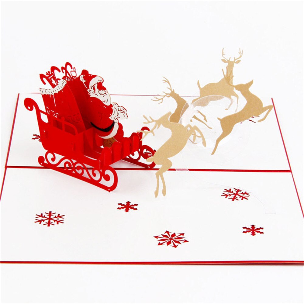 Bricolage détails sur 3d Pop Up carte noël voeux bébé heureux bureau à la main décoration accessoires # p30